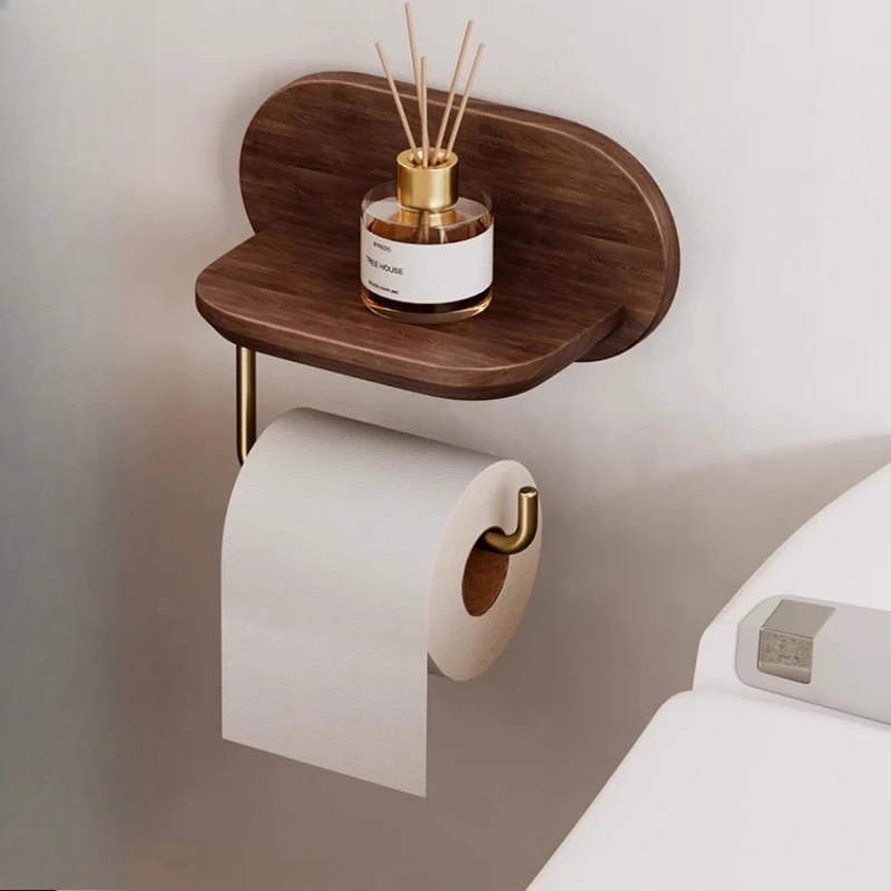 Creative toilet roll paper rack No punching toilet tissue rack Solid wood rack Wall mounted
Creative toilet roll paper rack No punching toilet tissue rack Solid wood rack Wall mounted