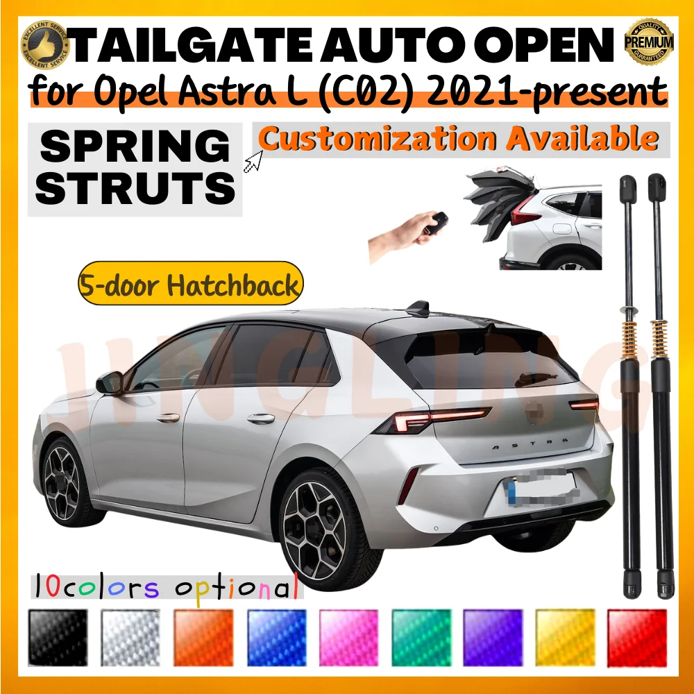 Qty(2) Trunk Struts with Spring for Opel Astra L (C02) Hatchback 2021-present Rear Tailgate Boot Lift Supports Shock Absorbers
Qty(2) Trunk Struts with Spring for Opel Astra L (C02) Hatchback 2021-present Rear Tailgate Boot Lift Supports Shock Absorbers