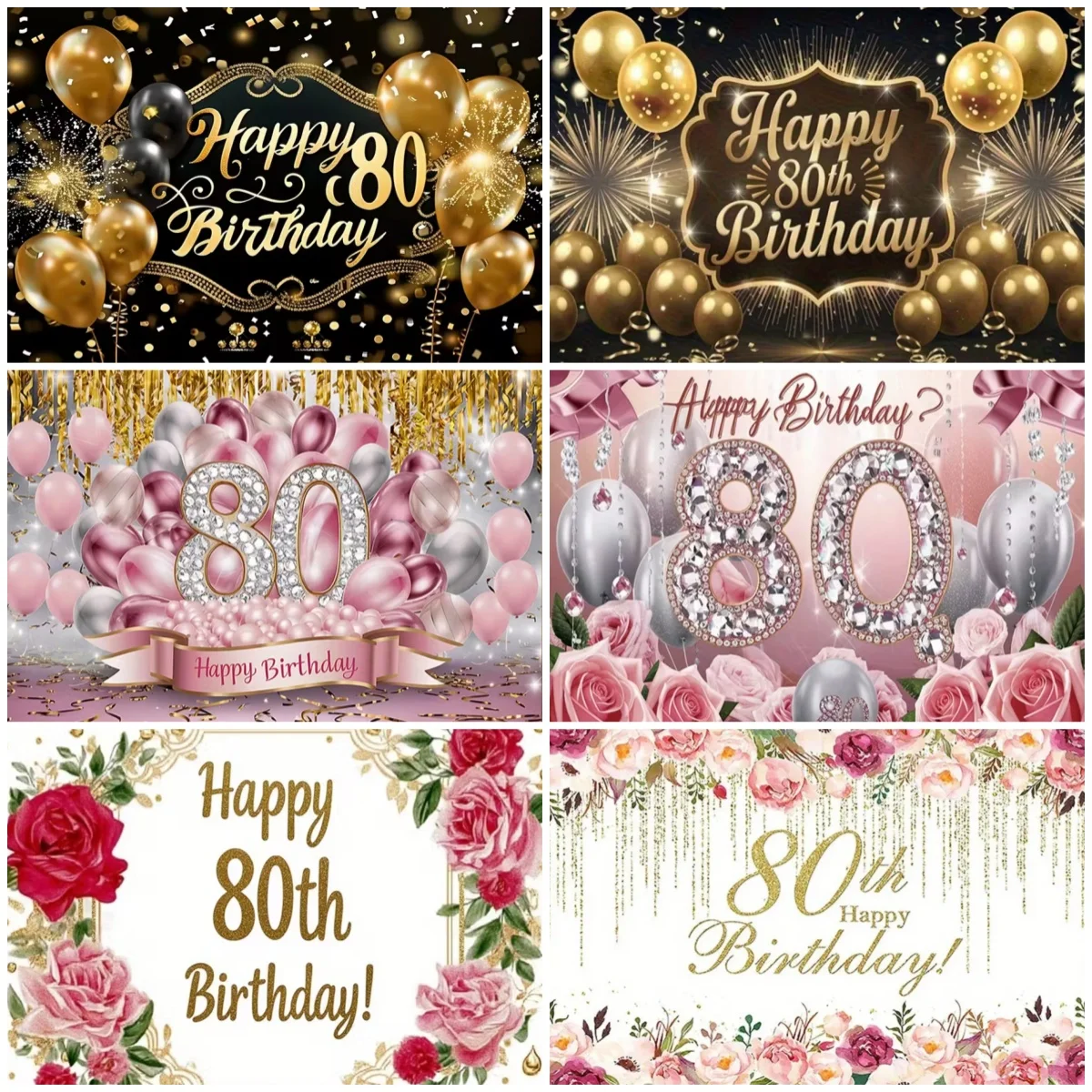 80th Anniversary Theme Party Decoration Backdrop Gold Glitter Balloons Background Pink Flower Gifts Supplies Photography Props
80th Anniversary Theme Party Decoration Backdrop Gold Glitter Balloons Background Pink Flower Gifts Supplies Photography Props