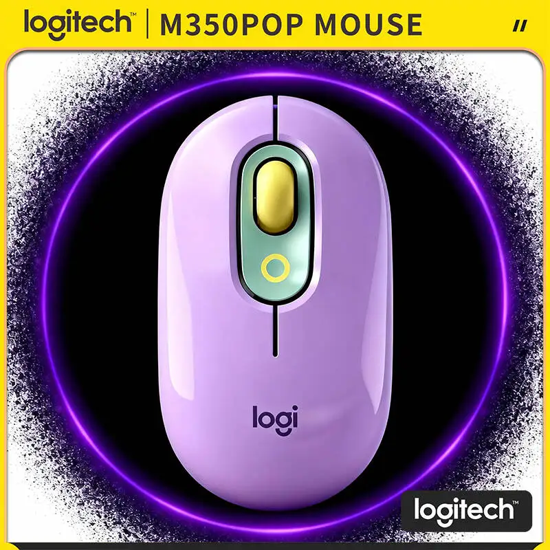 Slim Logitech M350 POP Mouse - Bluetooth Low Energy, USB Nano Receiver, 90% Noise Reduction, 18-Month Battery
Slim Logitech M350 POP Mouse - Bluetooth Low Energy, USB Nano Receiver, 90% Noise Reduction, 18-Month Battery