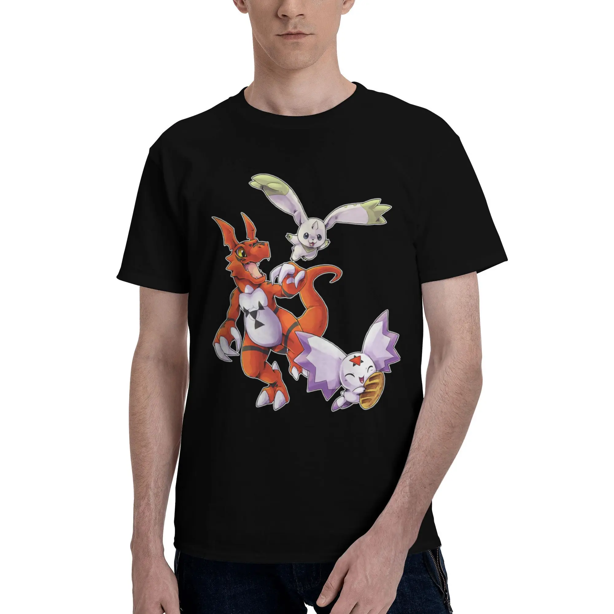 Custom Classic Digimones Adventure Anime T Shirt Men Short Sleeve Pure Cotton T-shirt Leisure Tee Tops Streetwear Tshirts
Custom Classic Digimones Adventure Anime T Shirt Men Short Sleeve Pure Cotton T-shirt Leisure Tee Tops Streetwear Tshirts