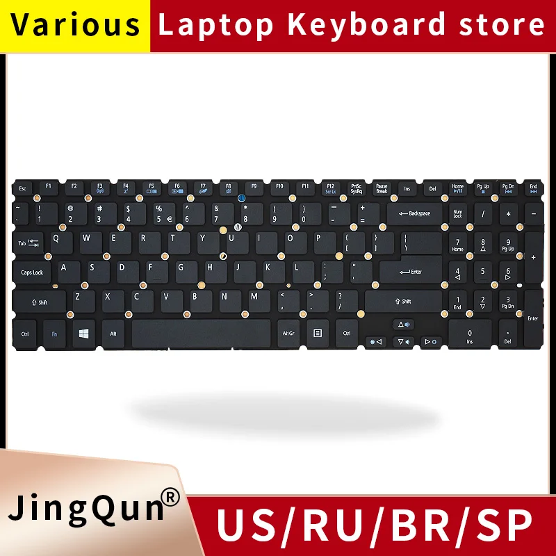 NEW Laptop Keyboard For ACER Aspire V5-531 V5-551 V5-552 MA50 VN7-591 MS2391 VN7-571G MS2395 ZR1 ZRI ZRK
NEW Laptop Keyboard For ACER Aspire V5-531 V5-551 V5-552 MA50 VN7-591 MS2391 VN7-571G MS2395 ZR1 ZRI ZRK