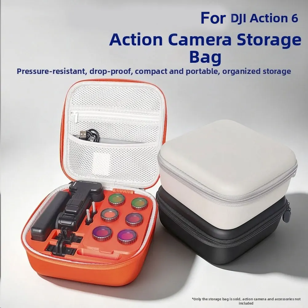 Portable Carrying Case For Osmo Action 6 Hard EVA Travel Storage Bag Shockproof Case Waterproof Hard Protector Accessories Parts
Portable Carrying Case For Osmo Action 6 Hard EVA Travel Storage Bag Shockproof Case Waterproof Hard Protector Accessories Parts