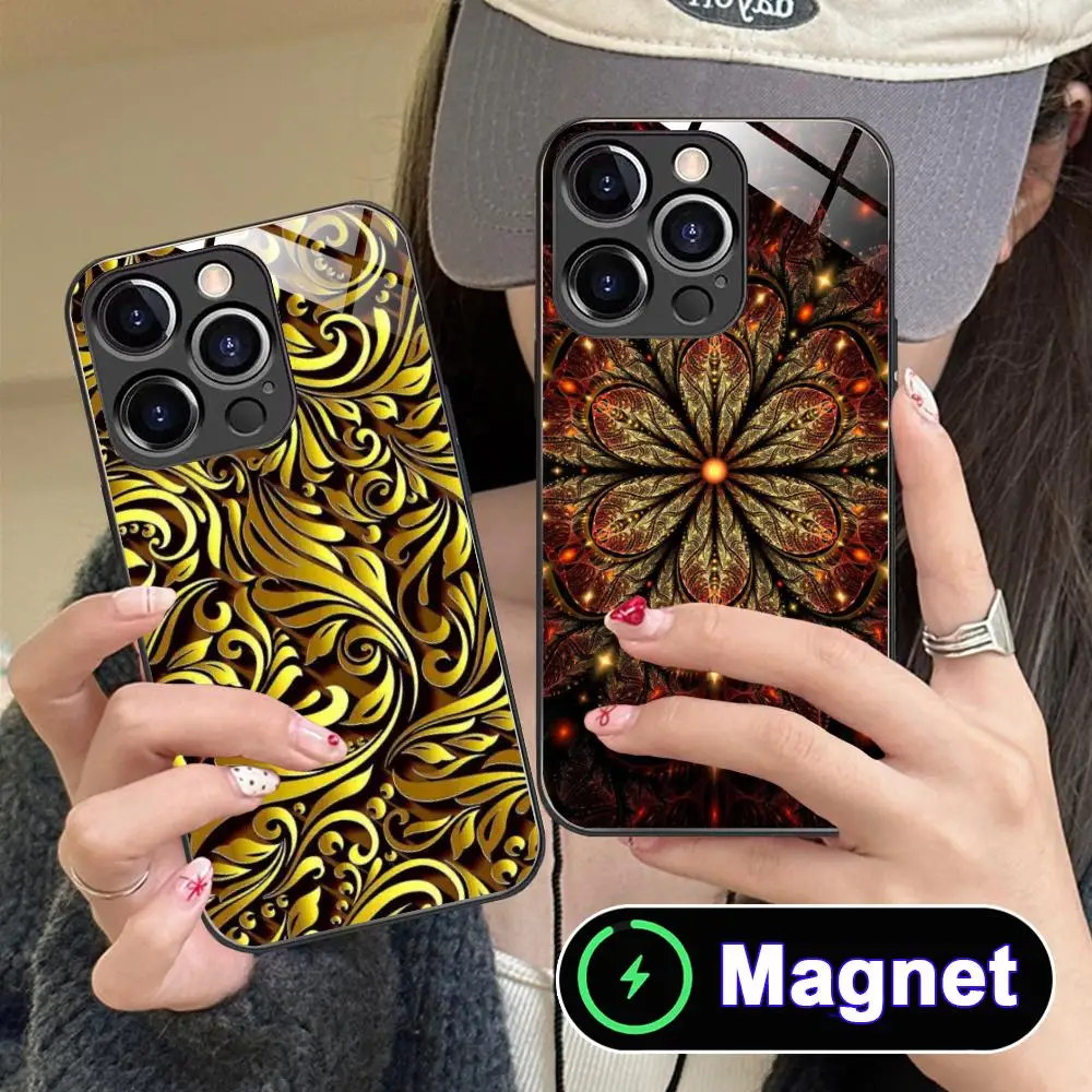 Aesthetic Fractal Art Phone Case for iPhone 17 16 15 14 13 12 11 Air Pro Max Plus Mini Glass MagSafe Cover
Aesthetic Fractal Art Phone Case for iPhone 17 16 15 14 13 12 11 Air Pro Max Plus Mini Glass MagSafe Cover