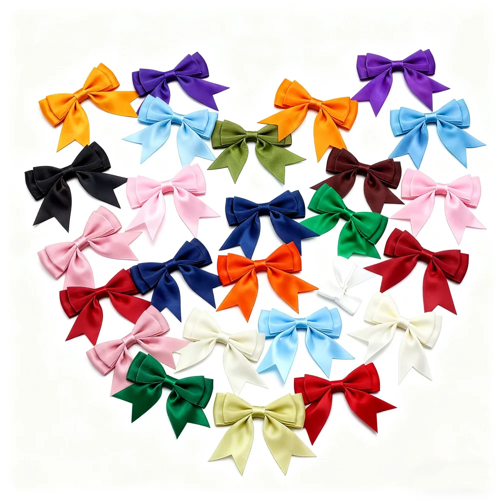 10/20Pcs Colourful Polyester Double Layer Bowknot Satin Ribbon Bow Cute Bow Flower For DIY Craft Clothing Decoration Accessories
10/20Pcs Colourful Polyester Double Layer Bowknot Satin Ribbon Bow Cute Bow Flower For DIY Craft Clothing Decoration Accessories