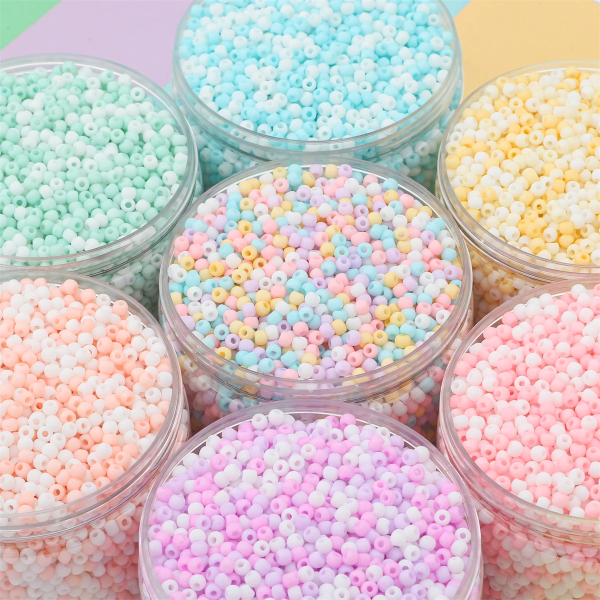 2/3/4mm High-Quality Solid Color Mineral Frosted Glass Rice Beads for DIY Jewelry Bracelets Necklaces Earrings Accessories
2/3/4mm High-Quality Solid Color Mineral Frosted Glass Rice Beads for DIY Jewelry Bracelets Necklaces Earrings Accessories