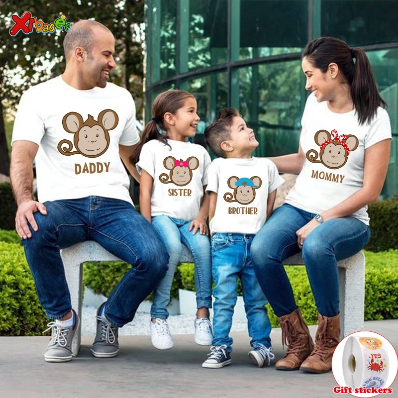 Birthday Girl T Shirt Monkey Party Shirt Kids Family Matching Outfits Custom NameT-shirt 3rd 4 Years 5th Birthday Girl T Shirt
Birthday Girl T Shirt Monkey Party Shirt Kids Family Matching Outfits Custom NameT-shirt 3rd 4 Years 5th Birthday Girl T Shirt