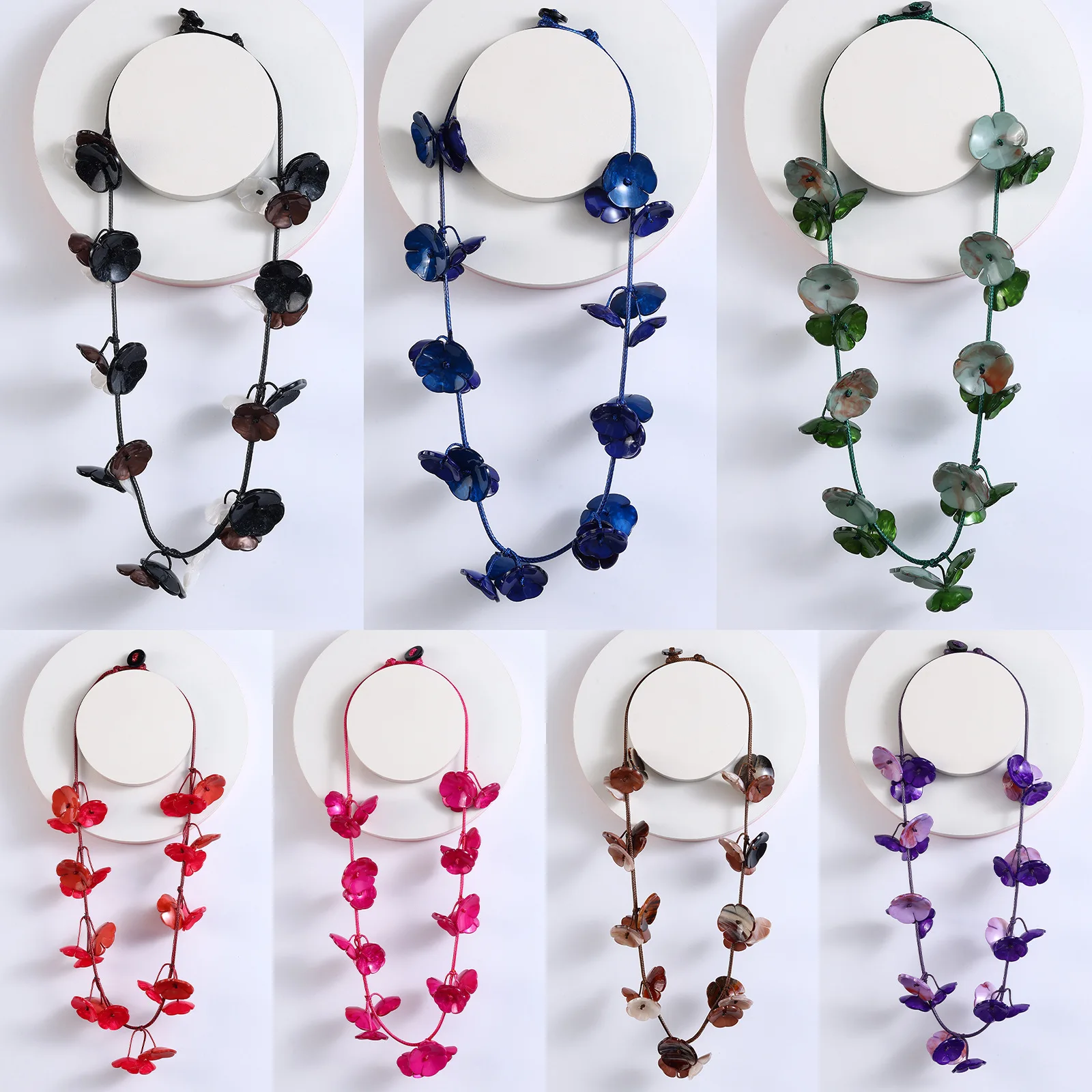 DIY accessories Core blue handmade acrylic beach wind summer necklace, adjustable grape string necklace ins wind niche jewelry
DIY accessories Core blue handmade acrylic beach wind summer necklace, adjustable grape string necklace ins wind niche jewelry