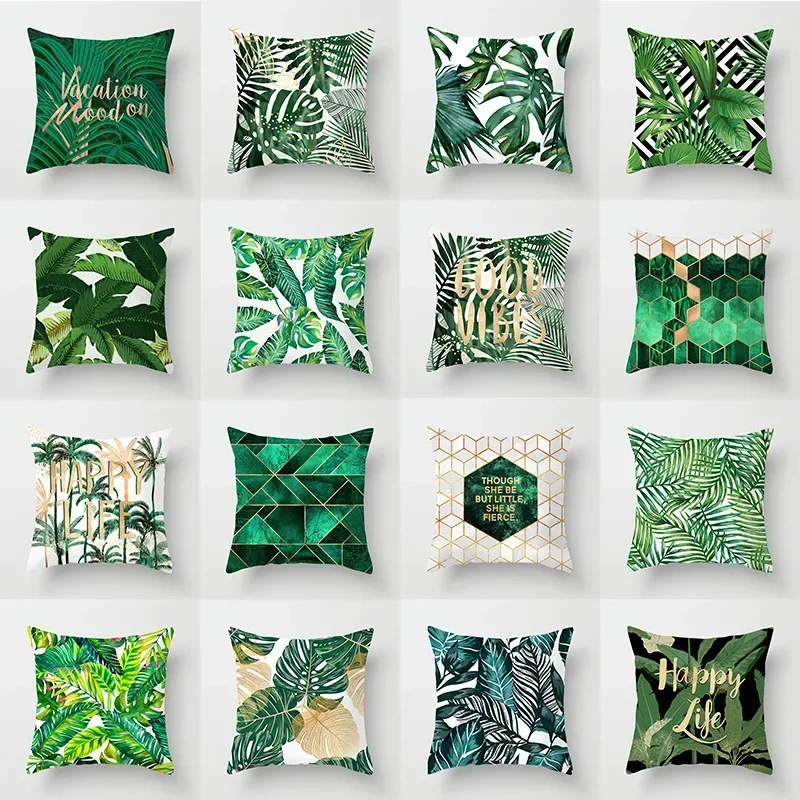 3pcs Green Tropical Leaves Cactus Pillowcase 45x45cm Marble Geometric Polyester Cushion Cover Living Room Sofa Chair Home Decor
3pcs Green Tropical Leaves Cactus Pillowcase 45x45cm Marble Geometric Polyester Cushion Cover Living Room Sofa Chair Home Decor