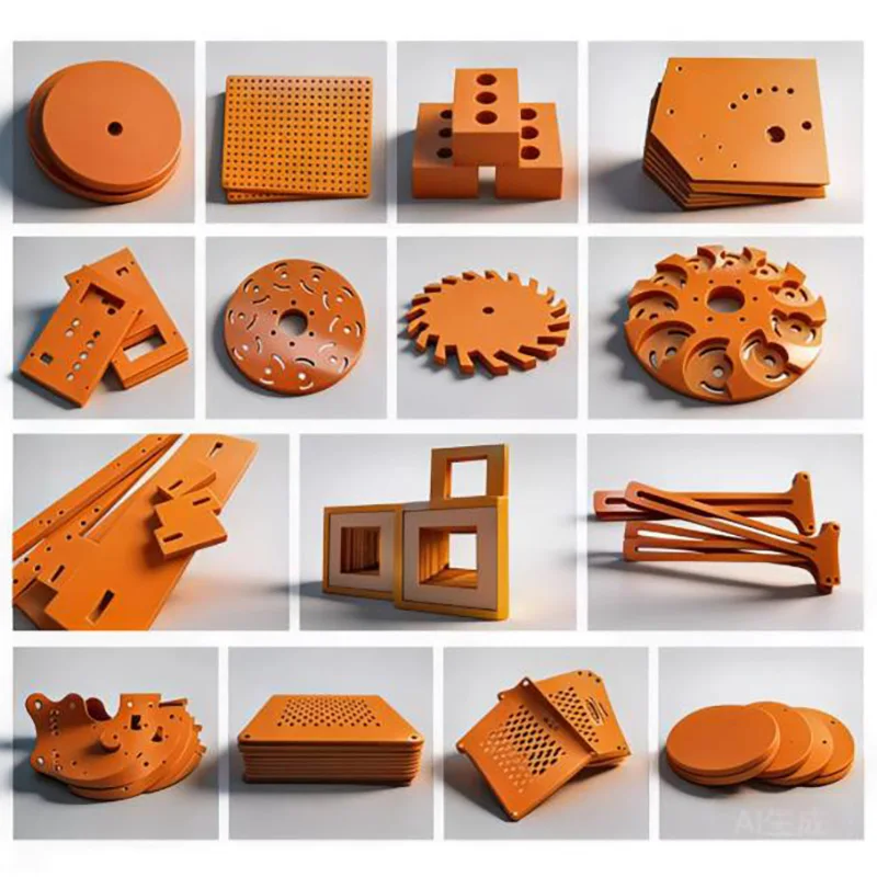 Bakelite Plates Parts Milling Lathing Customized CNC Engraving Precise Machining Laser Bolts Nuts
Bakelite Plates Parts Milling Lathing Customized CNC Engraving Precise Machining Laser Bolts Nuts