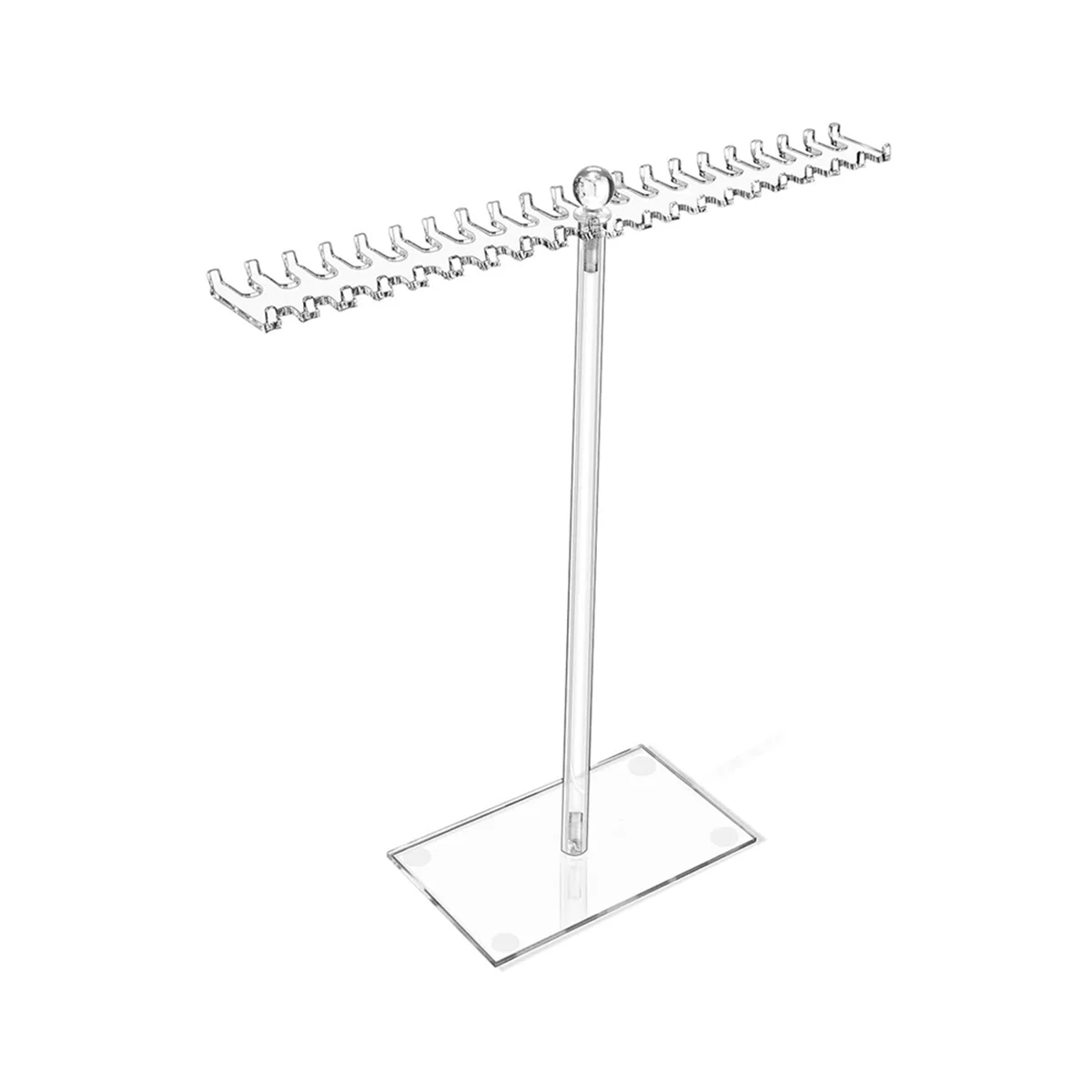 AGG-Acrylic Necklace Organizer, Clear Necklace Holder Stand, Jewelry Organizer Display Hanger Rack with Bilateral Hooks
AGG-Acrylic Necklace Organizer, Clear Necklace Holder Stand, Jewelry Organizer Display Hanger Rack with Bilateral Hooks