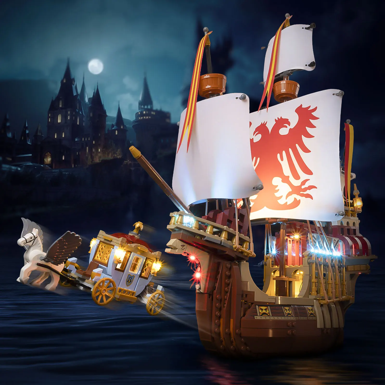 LED Lighting Set Suitable for LEGO Triwizard Tournament: The Arrival 76440 Building Blocks
LED Lighting Set Suitable for LEGO Triwizard Tournament: The Arrival 76440 Building Blocks