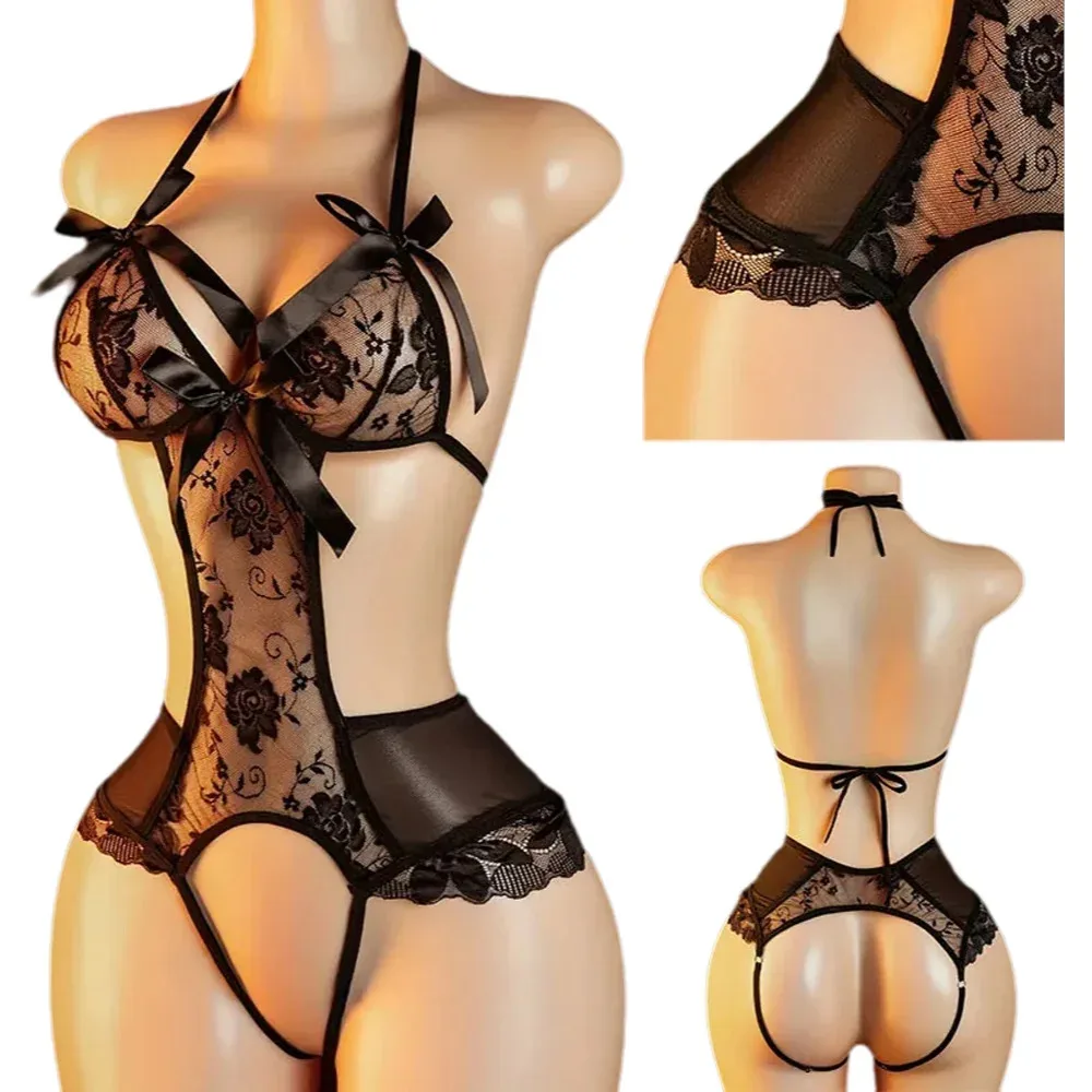 Crotchless Night Body Suit Desires Lingerie Transparent Erotic Clothing Exotic Babydoll Sexy Women Open Crotch Sensual Bodysuit
Crotchless Night Body Suit Desires Lingerie Transparent Erotic Clothing Exotic Babydoll Sexy Women Open Crotch Sensual Bodysuit