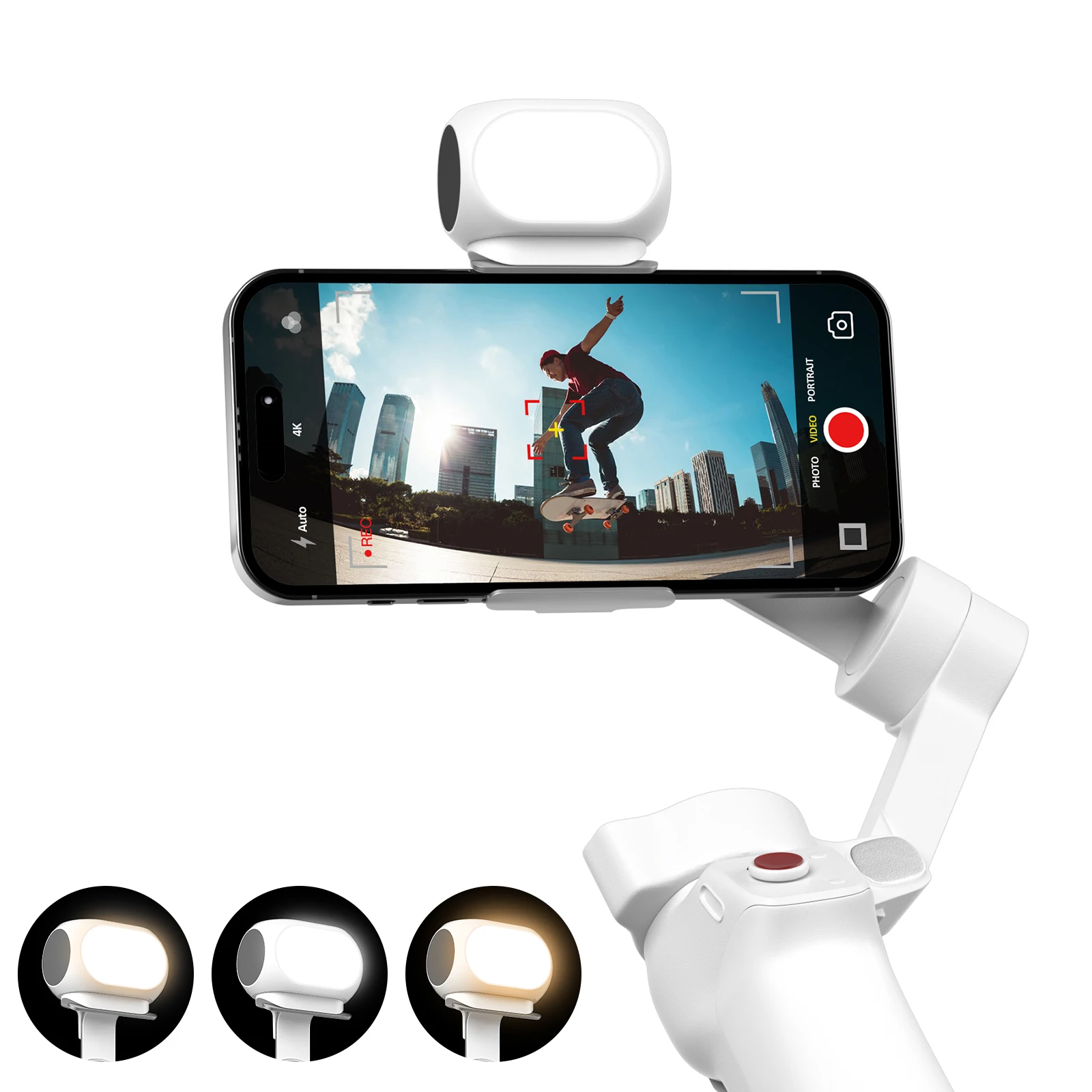 Mini Magnetic Fill Light PTZ Fill Light With Phone Clip & Cold Shoe Moun, Portable Photography Light For Phone, Camera, Gimbal
Mini Magnetic Fill Light PTZ Fill Light With Phone Clip & Cold Shoe Moun, Portable Photography Light For Phone, Camera, Gimbal