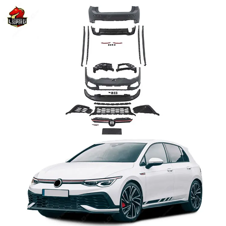 New Design Body Kit For Volkswagen Golf 8 upgrade into GTI CS style bodykit with Front Rear Bumper Fender Side Skirts Grill
New Design Body Kit For Volkswagen Golf 8 upgrade into GTI CS style bodykit with Front Rear Bumper Fender Side Skirts Grill