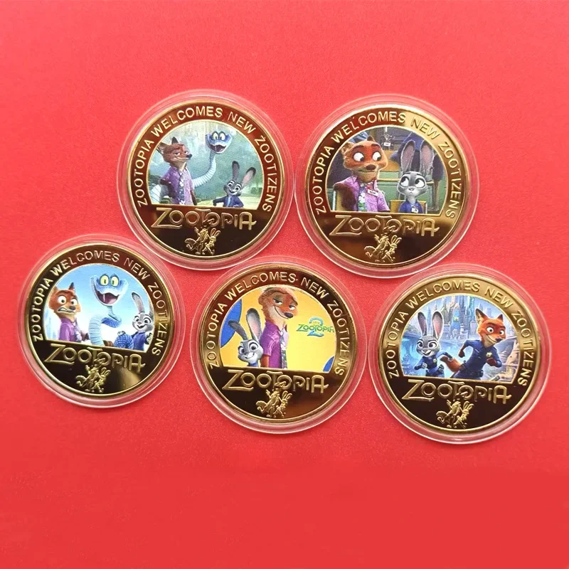 Disney Zootopia 2 Collectibles Coins Toys Lucky Birthday Commemorative Coins Gifts Lucky Happiness Medals Metal Crafts
Disney Zootopia 2 Collectibles Coins Toys Lucky Birthday Commemorative Coins Gifts Lucky Happiness Medals Metal Crafts