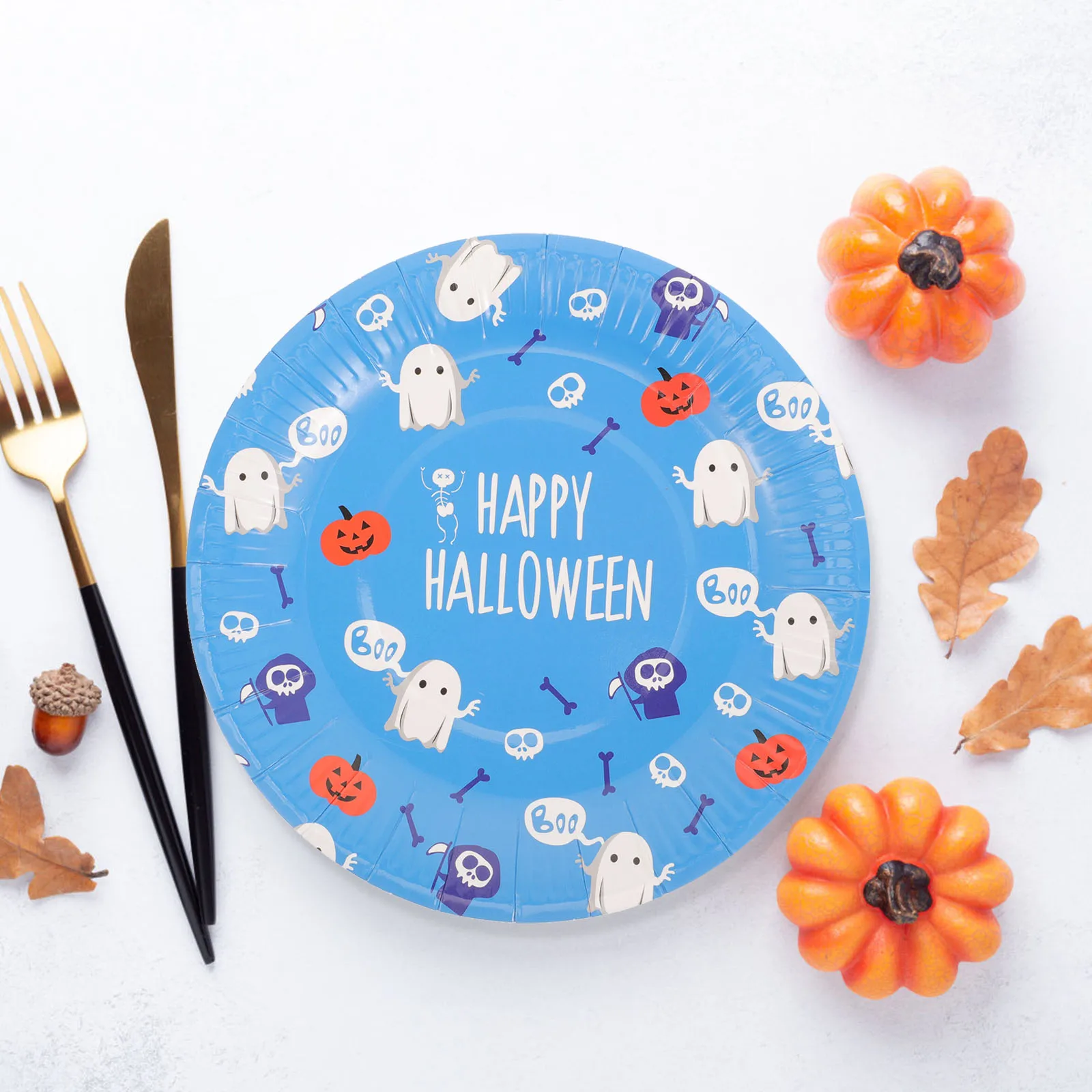 8pcs Paper Plates Waterproof Oil-Proof Disposable Supplies Snack Cake Dessert Tableware Lightweight for Halloween Party Banquet
8pcs Paper Plates Waterproof Oil-Proof Disposable Supplies Snack Cake Dessert Tableware Lightweight for Halloween Party Banquet