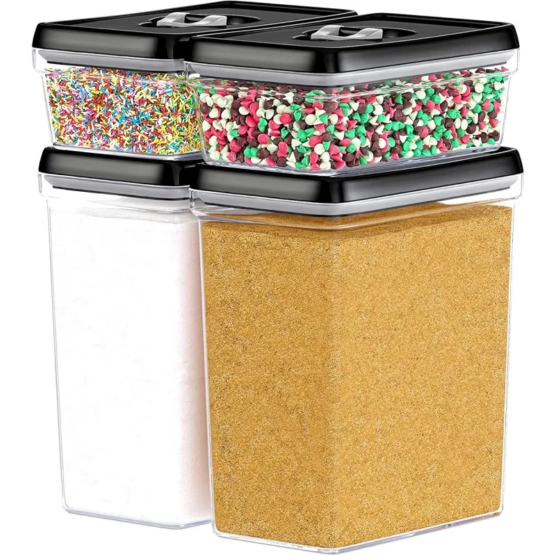 Large Airtight Food Storage Containers - Clear Plastic Bulk Food Pantry & Kitchen Storage Containers for Flour, Sugar
Large Airtight Food Storage Containers - Clear Plastic Bulk Food Pantry & Kitchen Storage Containers for Flour, Sugar