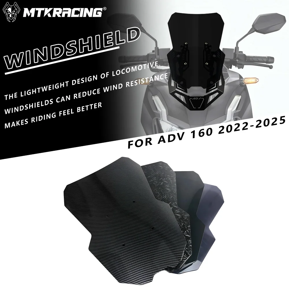 Лобовое стекло MTKRACING для HONDA ADV 160 2022-2025, модифицированное переднее лобовое стекло мотоцикла, ветровое стекло с подставкой, комплект дефлекторов
Лобовое стекло MTKRACING для HONDA ADV 160 2022-2025, модифицированное переднее лобовое стекло мотоцикла, ветровое стекло с подставкой, комплект дефлекторов