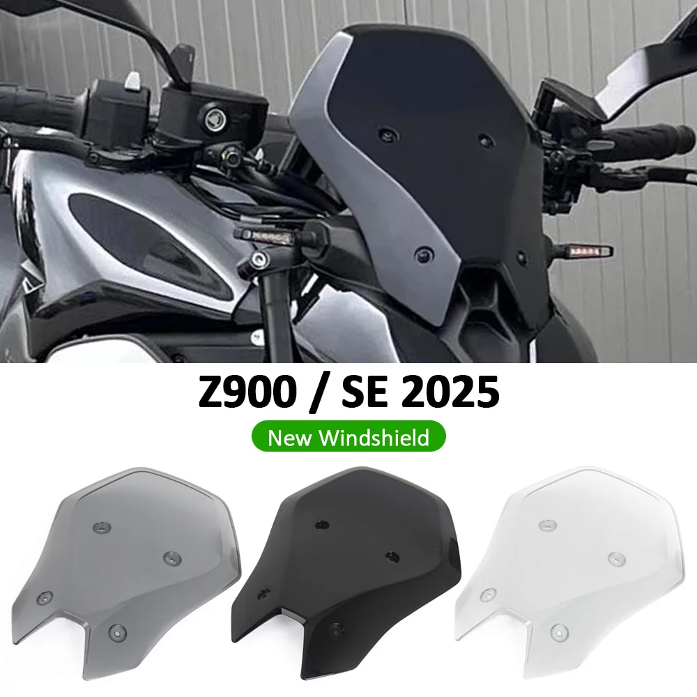 Z900 Motorcycle Front Windscreen Windshield Fly Screen Shield Wind Deflector Accessories For Kawasaki z900 Z 900 SE 2025
Z900 Motorcycle Front Windscreen Windshield Fly Screen Shield Wind Deflector Accessories For Kawasaki z900 Z 900 SE 2025