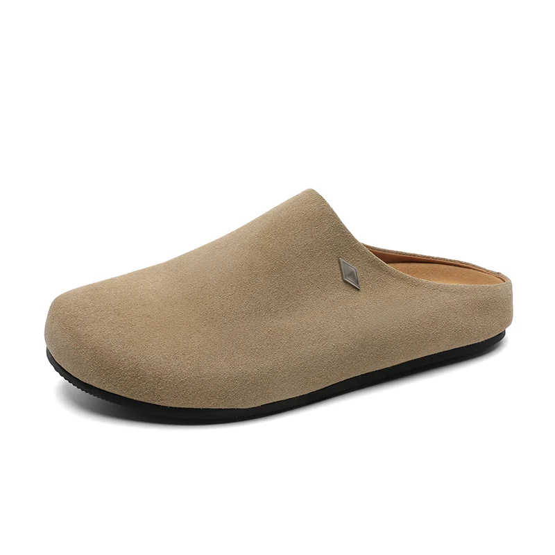 GIOIO Новые классные мужские шлепанцы на весну и лето: носите полноголовые полутапочки на толстой подошве, модные туфли сверху.
GIOIO Новые классные мужские шлепанцы на весну и лето: носите полноголовые полутапочки на толстой подошве, модные туфли сверху.