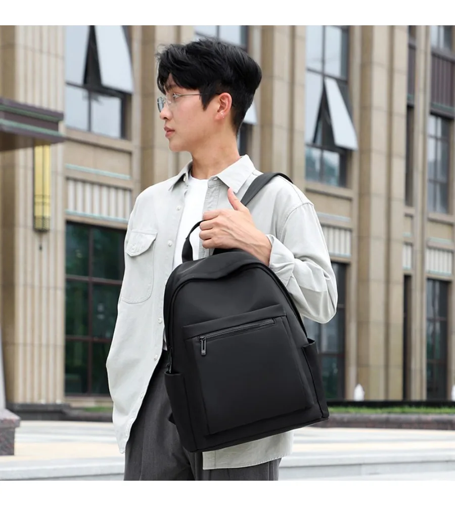 New Men's Backpack Light Commuter Trendy Computer Backpack Simple Casual College Student School Bag
New Men's Backpack Light Commuter Trendy Computer Backpack Simple Casual College Student School Bag