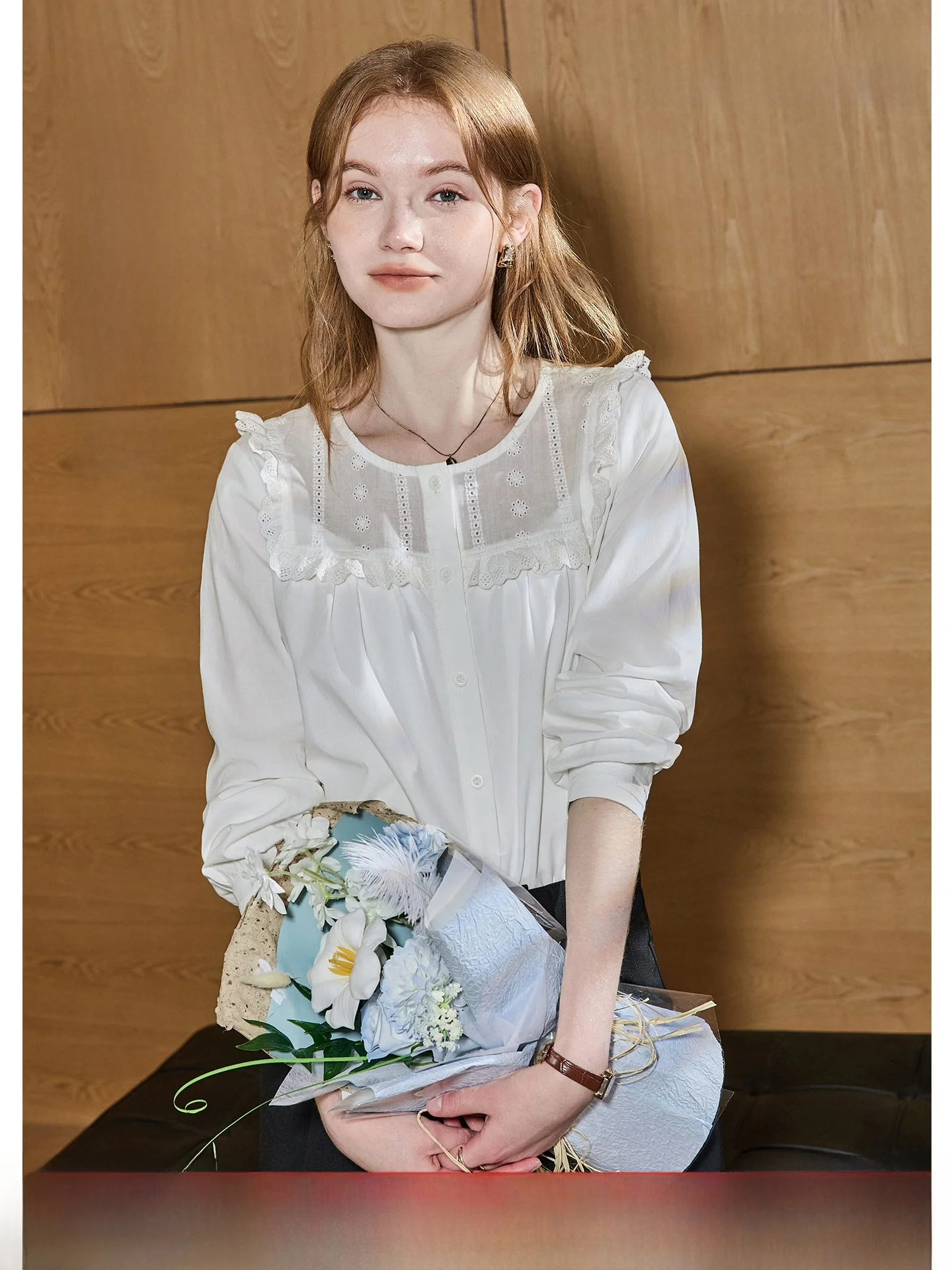 KUHNMARVIN Long Sleeve Shirt Gentle Splicing Soft Cotton Lesel Rayon Spring Summer Autumn New Style Women's Casual Shirt
KUHNMARVIN Long Sleeve Shirt Gentle Splicing Soft Cotton Lesel Rayon Spring Summer Autumn New Style Women's Casual Shirt