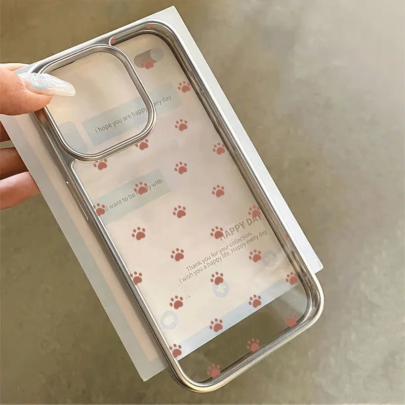 Luxury Cat Claw Pattern Phone Case For iPhone 17 15 16 14 13 12 11 Pro Max XS X XR 13 14 15 Plus 16 Pro Plating Transparent Case
Luxury Cat Claw Pattern Phone Case For iPhone 17 15 16 14 13 12 11 Pro Max XS X XR 13 14 15 Plus 16 Pro Plating Transparent Case
