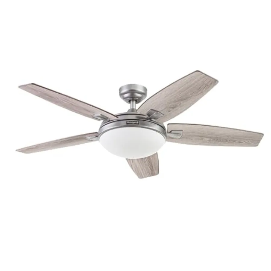 Ceiling Fans for Indoor Use, Modern 48 Inch Fan with LED Light and Remote Control, 5-Blade Design in Gray Oak or Brown Chestnut
Ceiling Fans for Indoor Use, Modern 48 Inch Fan with LED Light and Remote Control, 5-Blade Design in Gray Oak or Brown Chestnut
