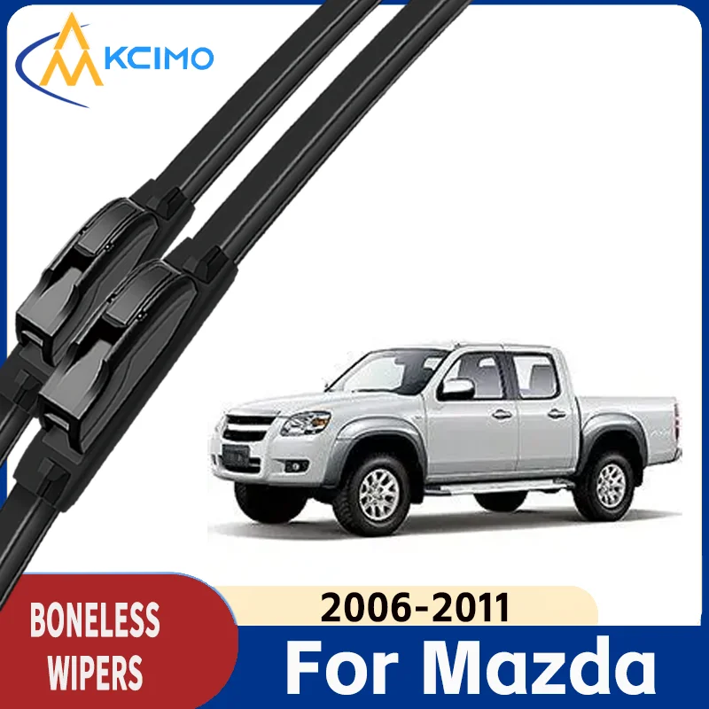All Season Windshield Wiper Blades for Mazda BT-50 UN 2006-2011 Windscreen Wiper Soft Rubber Quiet Wiper Blade Car Accessories
All Season Windshield Wiper Blades for Mazda BT-50 UN 2006-2011 Windscreen Wiper Soft Rubber Quiet Wiper Blade Car Accessories