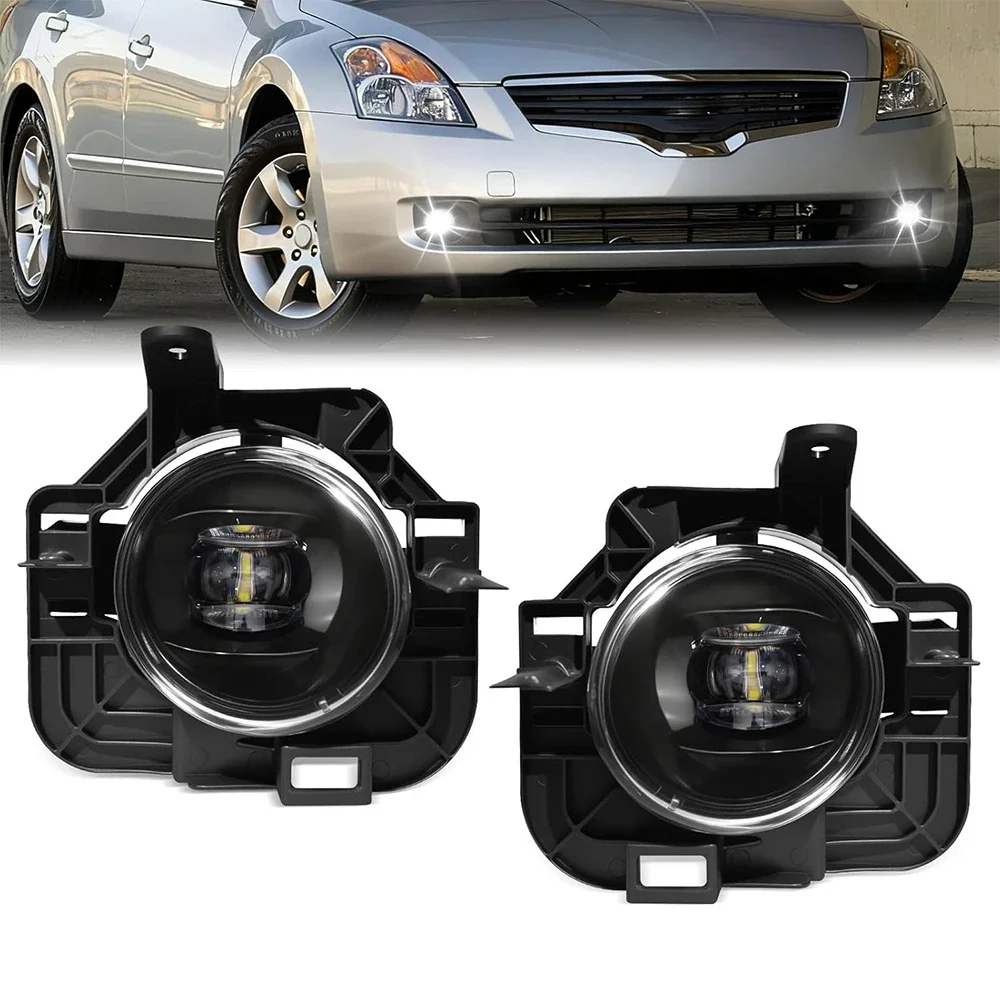 LED Fog Lights For Nissan Altima Sedan 2007 2008 2009 Front Bumer Driving Light Fog Lamp Assembly Kit With Wiring Harness Switch
LED Fog Lights For Nissan Altima Sedan 2007 2008 2009 Front Bumer Driving Light Fog Lamp Assembly Kit With Wiring Harness Switch