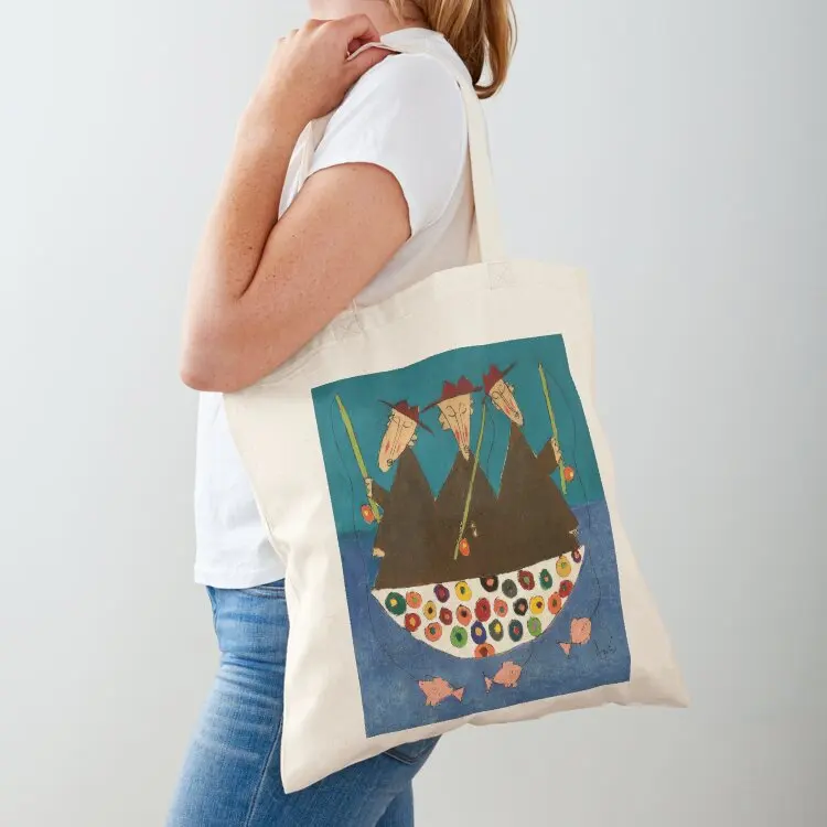 Three Night Fishermen - Mediterranean Tote Bag Candy bags ecological bags hand bags Fabric bag
Three Night Fishermen - Mediterranean Tote Bag Candy bags ecological bags hand bags Fabric bag