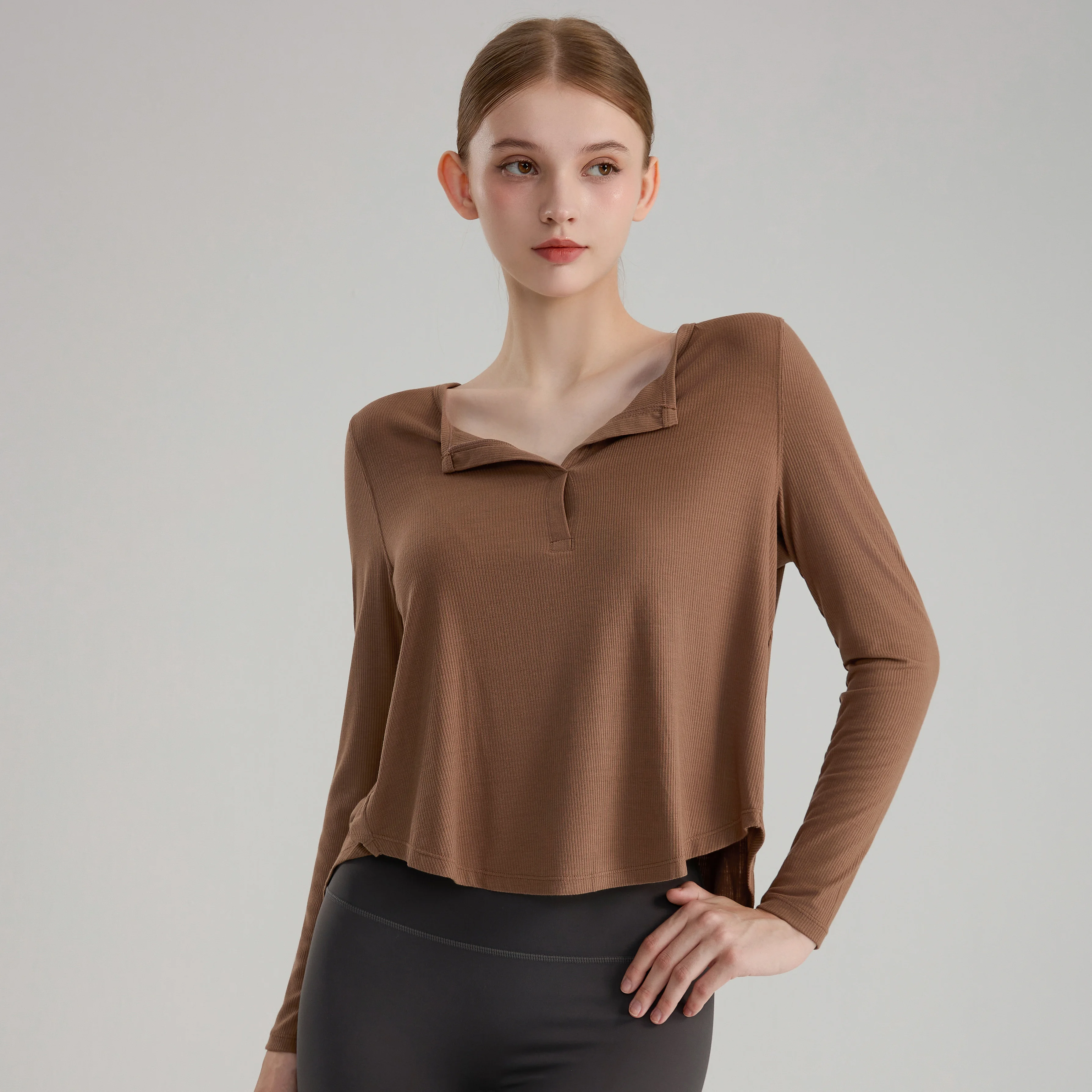 Sportswear Fitness Clothes Women's Fashion Loose Fitness Yoga Clothes Long sleeved Shirts Quick Drying Lady Top
Sportswear Fitness Clothes Women's Fashion Loose Fitness Yoga Clothes Long sleeved Shirts Quick Drying Lady Top