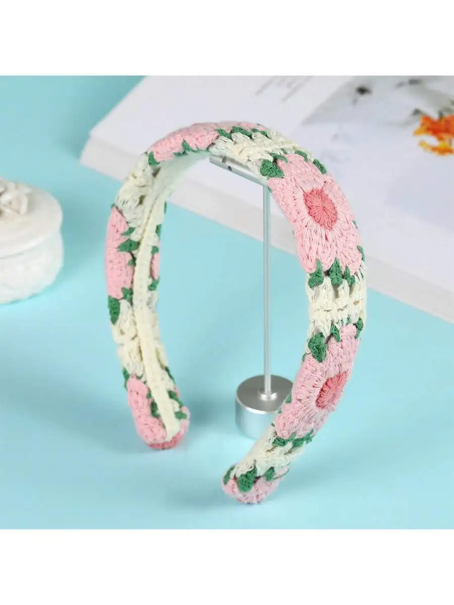 Handmade Crochet Floral Bohemian Headband For Women
Handmade Crochet Floral Bohemian Headband For Women