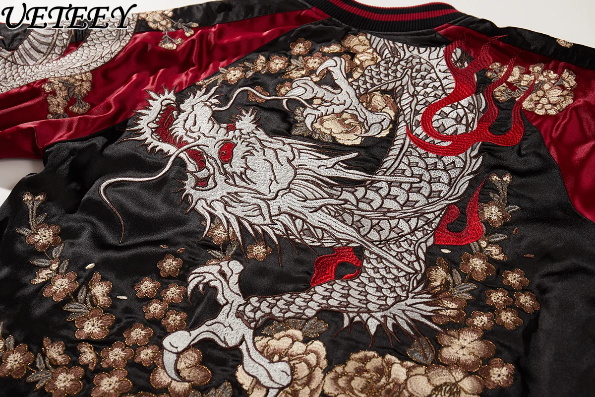 China Style Heavy Industry Embroidery Printing Jacket Men Casual Baseball Jacket Spring Autumn New Yokosuka Coat Double-sided
China Style Heavy Industry Embroidery Printing Jacket Men Casual Baseball Jacket Spring Autumn New Yokosuka Coat Double-sided
