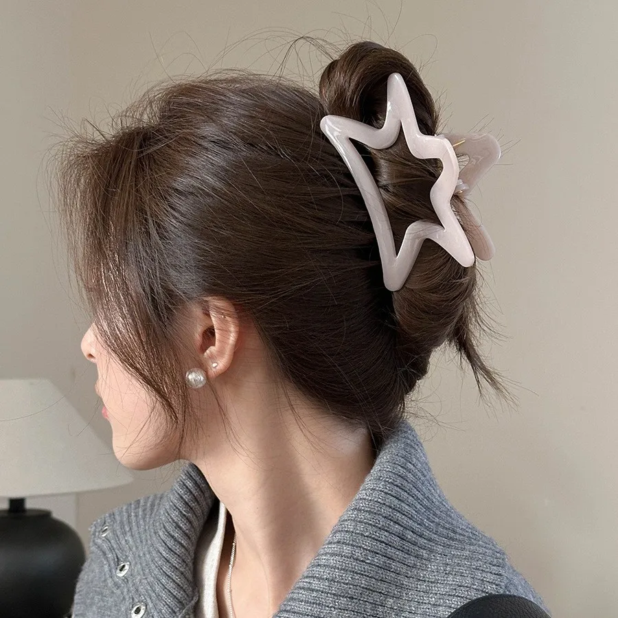 Shaped Acetate Hair Claw Clip for Women Back of Head Stylish Versatile Daily Updo Premium Elegant High Quality and Comfortable
Shaped Acetate Hair Claw Clip for Women Back of Head Stylish Versatile Daily Updo Premium Elegant High Quality and Comfortable