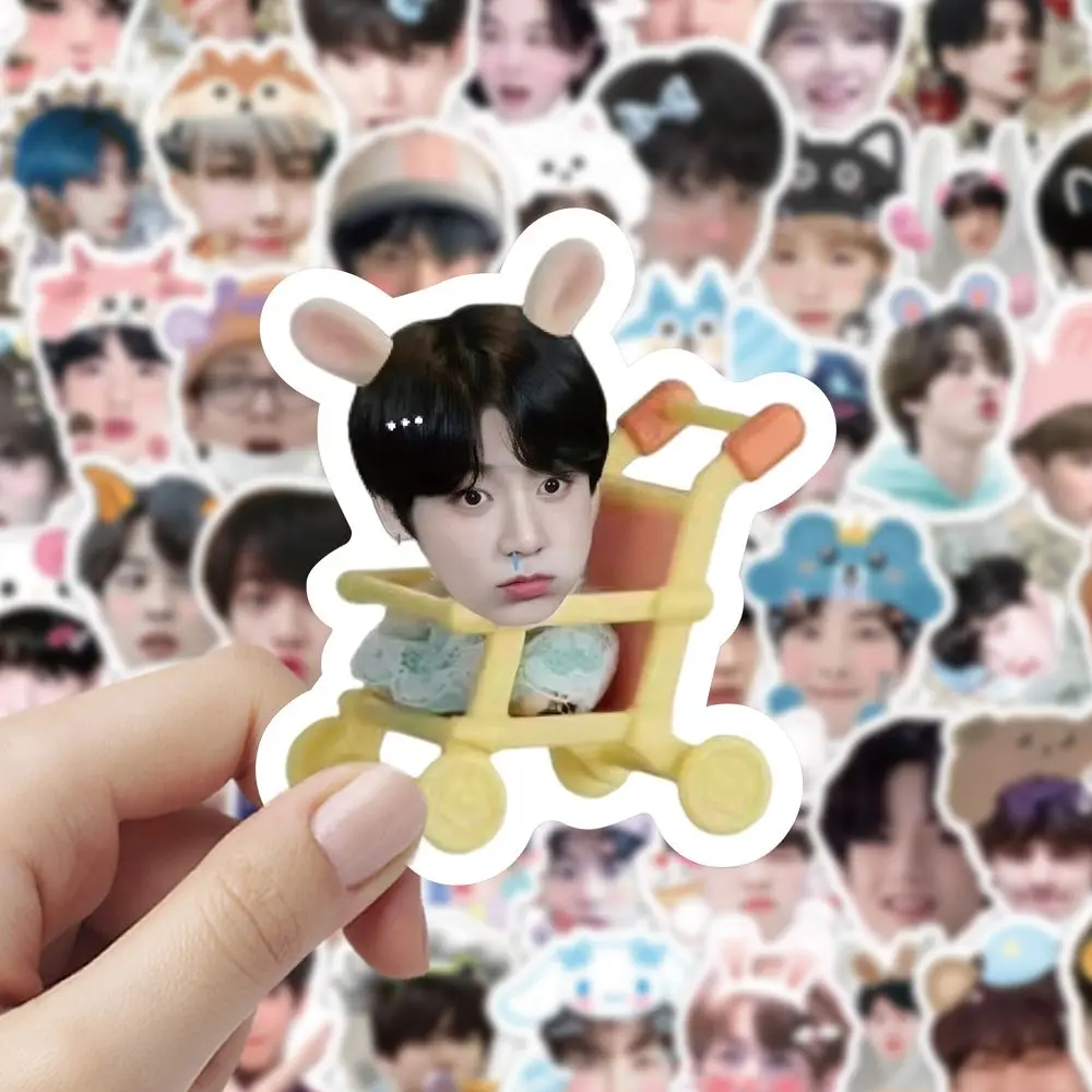100pcs Kpop Korean Idol Cute Big Head Stickers Cute Cartoon Idol Stickers Waterproof DIY Account Stickers Fans Collection Gift
100pcs Kpop Korean Idol Cute Big Head Stickers Cute Cartoon Idol Stickers Waterproof DIY Account Stickers Fans Collection Gift