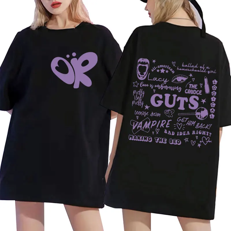Sour Guts Vampire Merch T-shirt Men Women Clothing Fashion Y2k Short Sleeve T Shirts Summer Casual Cotton T-shirts Streetwear
Sour Guts Vampire Merch T-shirt Men Women Clothing Fashion Y2k Short Sleeve T Shirts Summer Casual Cotton T-shirts Streetwear