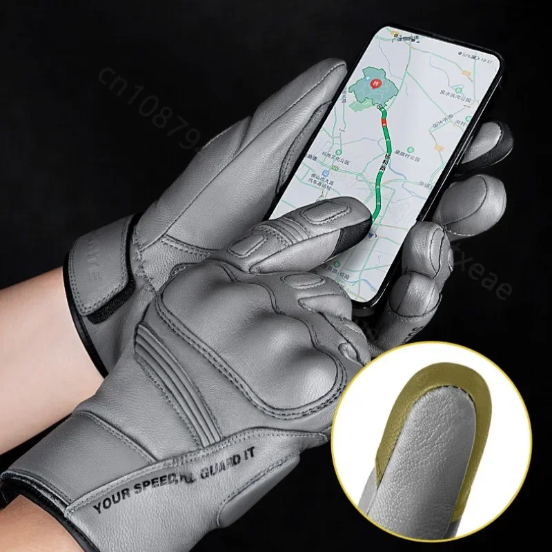 SULAITE Warm Goat Moto Gloves Retro Vintage Style Fleece Lined Touchscreen Wear Resistant Anticollision Protective Riding Gloves
SULAITE Warm Goat Moto Gloves Retro Vintage Style Fleece Lined Touchscreen Wear Resistant Anticollision Protective Riding Gloves