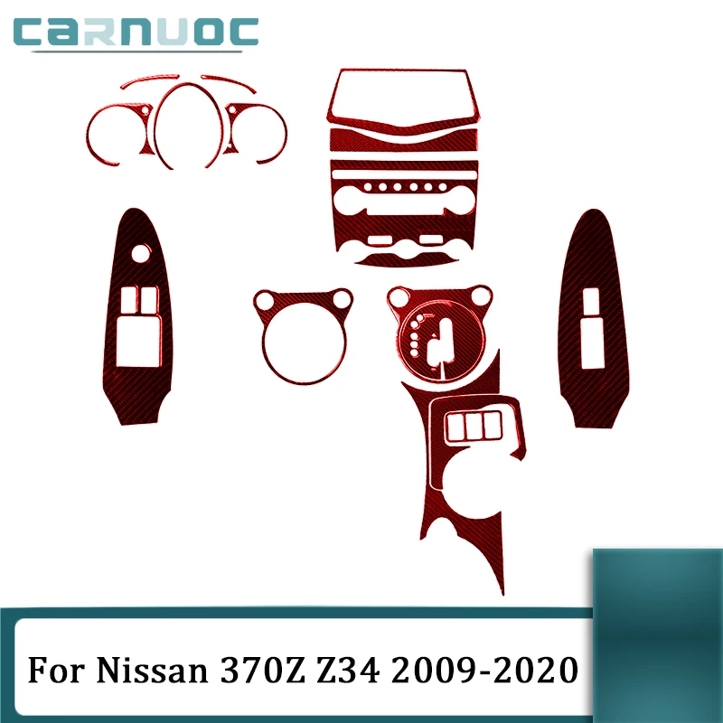 For Nissan 370Z Z34 2009-2020 Car Interior Decorative Accessories Carbon Fiber Red Stickers Center Control Dashboard Gear Shift
For Nissan 370Z Z34 2009-2020 Car Interior Decorative Accessories Carbon Fiber Red Stickers Center Control Dashboard Gear Shift