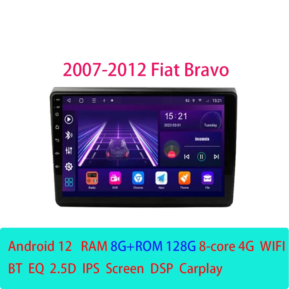 Android 12 Car Radio For Fiat Ducato 2007 - 2012 Multimedia Video Player GPS Navigation 4G Wireless Carplay
Android 12 Car Radio For Fiat Ducato 2007 - 2012 Multimedia Video Player GPS Navigation 4G Wireless Carplay