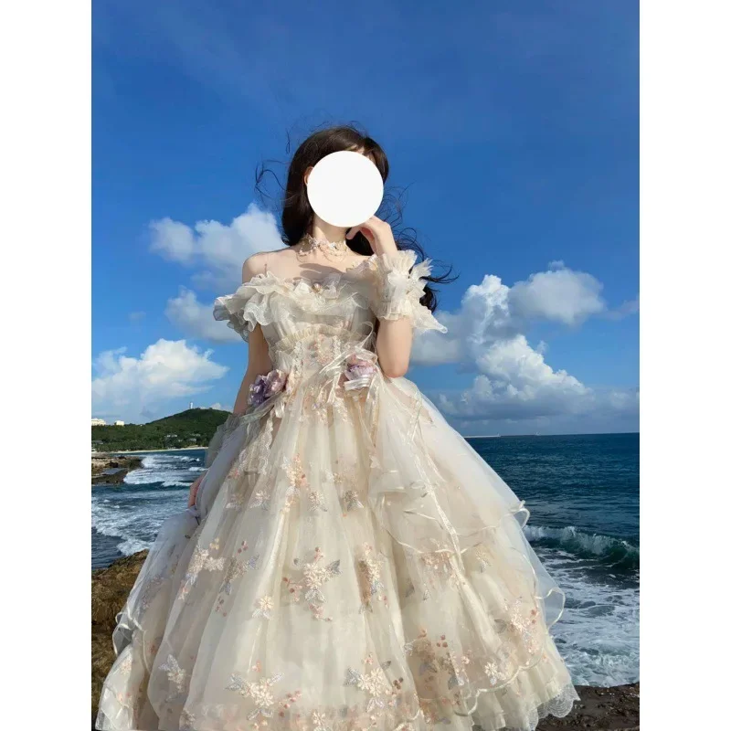 2024 High-looking Flower Goddess Flora Lolita Skirt Embroidered Summer Lolita Flower Wedding Dress Gorgeous and Sweet JSK
2024 High-looking Flower Goddess Flora Lolita Skirt Embroidered Summer Lolita Flower Wedding Dress Gorgeous and Sweet JSK