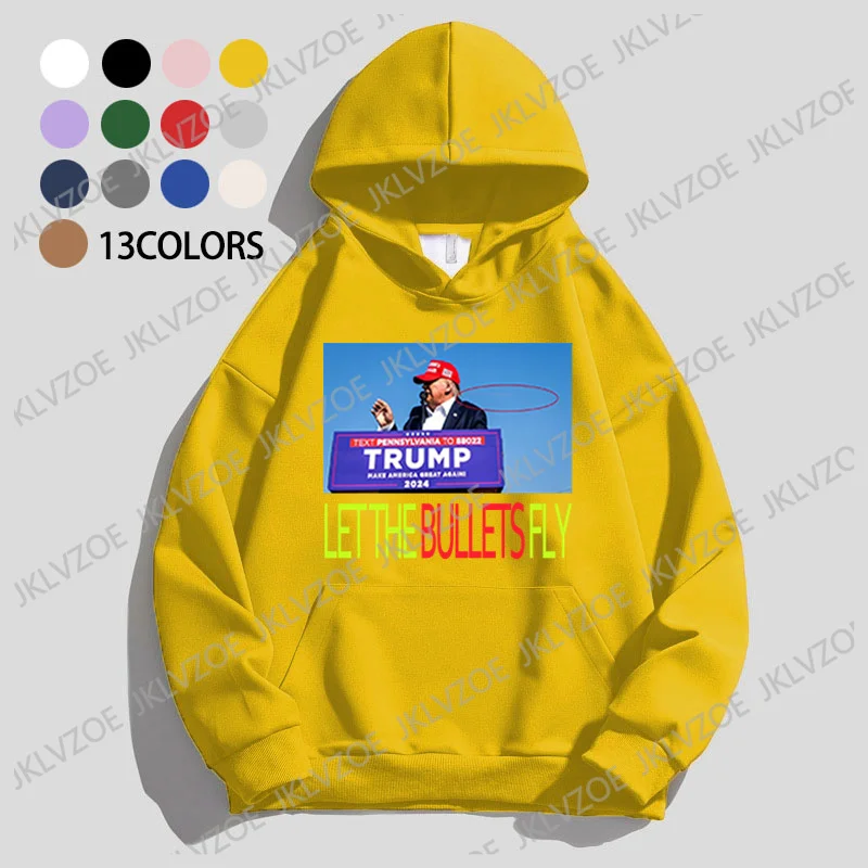 2024 Trump Was Shoted Pattern Printed In America Pennsylvania Assassination Cotton Hoodies Couple Top Breathed Men Women Clothes
2024 Trump Was Shoted Pattern Printed In America Pennsylvania Assassination Cotton Hoodies Couple Top Breathed Men Women Clothes