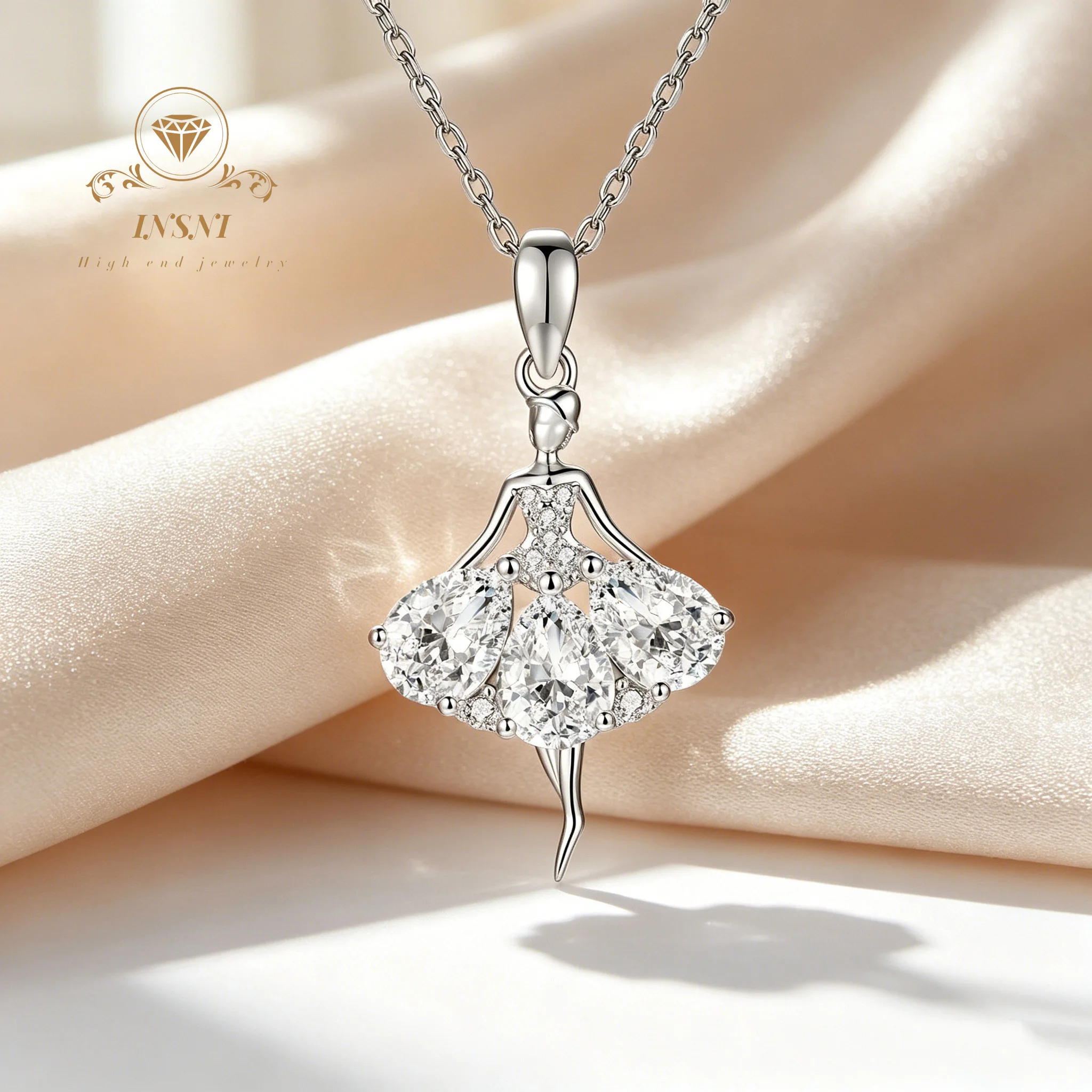 2026 Ballerina Necklace S925 Sterling Silver Pendant Femininity Clavicle Chain Gift Girlfriends Affordable Light Luxury Jewelry
2026 Ballerina Necklace S925 Sterling Silver Pendant Femininity Clavicle Chain Gift Girlfriends Affordable Light Luxury Jewelry