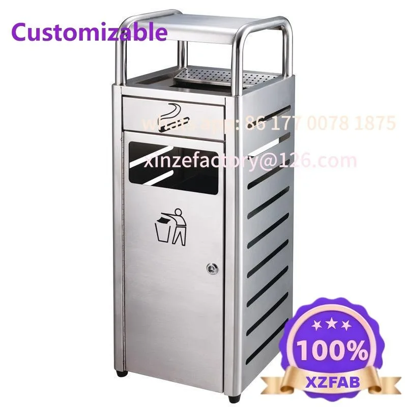 Customizable Stainless steel vertical outdoor cigarette outdoor community garbage fruit peel with smoke extinguishing tube Yard
Customizable Stainless steel vertical outdoor cigarette outdoor community garbage fruit peel with smoke extinguishing tube Yard