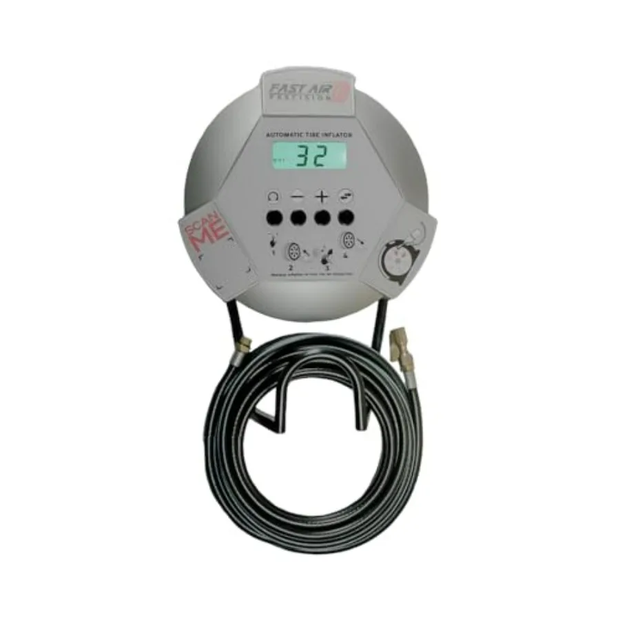 Wall Mountable Fast Air Precision Automatic Tire Inflator with LCD Pressure Gauge for All Vehicle and Truck Tires Heavy Duty Bl
Wall Mountable Fast Air Precision Automatic Tire Inflator with LCD Pressure Gauge for All Vehicle and Truck Tires Heavy Duty Bl
