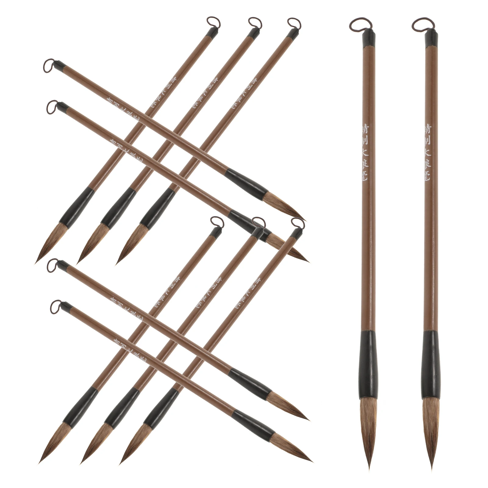 12 Pcs Chinese Brush Calligraphy Writing Kits Wolf Hair Watercolor Pens Beginners Kids Painting Supplies Four Treasures
12 Pcs Chinese Brush Calligraphy Writing Kits Wolf Hair Watercolor Pens Beginners Kids Painting Supplies Four Treasures