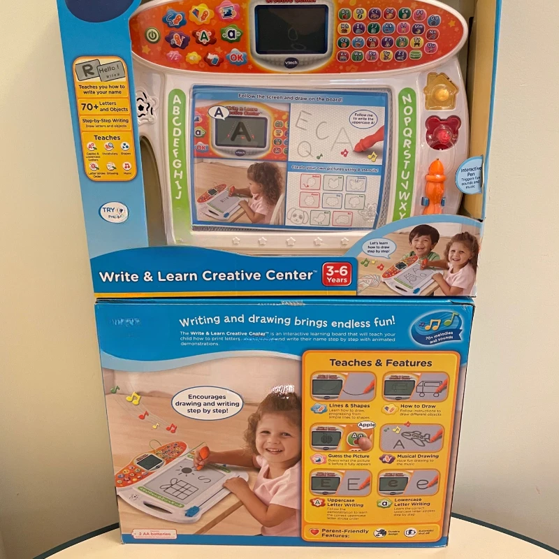 Children magnetic drawing tablet toy English pronunciation letter learning machine
Children magnetic drawing tablet toy English pronunciation letter learning machine