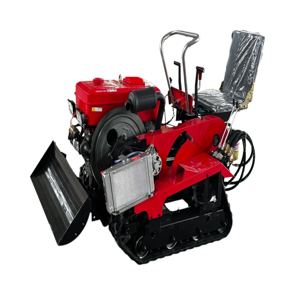 25HP35HP50HP Diesel Multifunctional Tracked Cultivator, Greenhouse Orchard Land Micro Tillage Tractor, Hot Selling Wholesale
25HP35HP50HP Diesel Multifunctional Tracked Cultivator, Greenhouse Orchard Land Micro Tillage Tractor, Hot Selling Wholesale