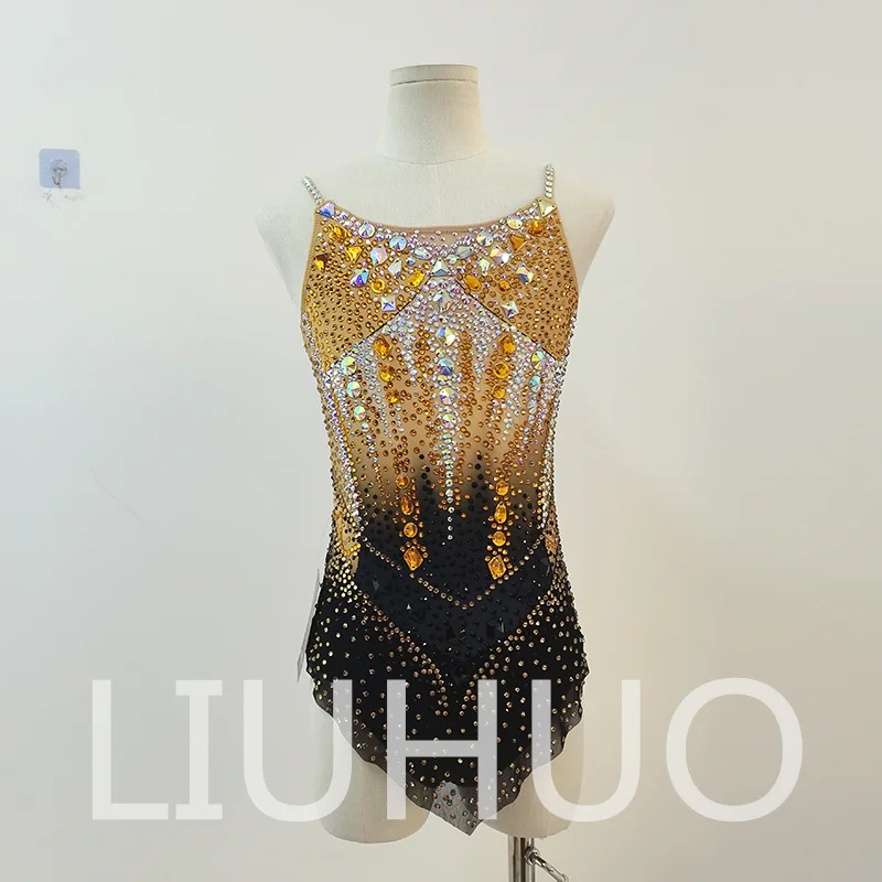 LIUHUO Rhythmic Gymnastics Leotard Sleeveless Competitive Cheerleading Performance For Children
LIUHUO Rhythmic Gymnastics Leotard Sleeveless Competitive Cheerleading Performance For Children